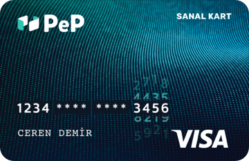 PeP Visa Sanal Kart